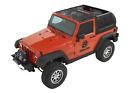 52400-11 Bestop Soft Top Sun Bikini Targa Style Mesh Black Jeep