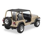 52529-15 Bestop Black Denim Safari Style Strapless Bikini Top For Jeep