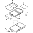 54-10-2-755-849 Mini Genuine Oem Sunshade