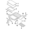 54-13-7-028-568 Bmw Genuine Oem Weatherstrip