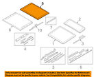 54137387008 Bmw Oem Sunroof Sun Shade Cover