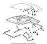 54318268977 Genuine Bmw For Convertible Top Cable