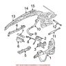 54377183273 Genuine Bmw For Convertible Top Latch Left