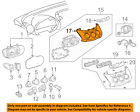 5542042050b1 Toyota Oem Dash Cluster Bezel