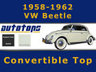 56-62-vw-pp Autotops 1958-1962 Vw Beetle Convertible