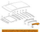 6121406190 Toyota Oem Camry Rail Left