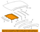 6314202081 Toyota Oem 14-16 Corolla-sunroof