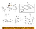 6321748010 Toyota Oem Sunroof-trim Right