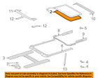 6325102020 Toyota Oem Glass Weatherstrip