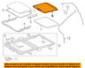 6330652150b0 Toyota Oem Prius Sunroof Sun Shade Cover