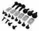 6506825mk Crown Automotive Hardtop Hardware Kit Fits Wrangler Lj Tj 848399090376