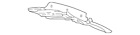 6550a011xa Mitsubishi Genuine Eclipse Molding