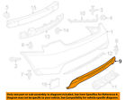 68082035ab Mopar Chrysler Oem 11-14 200 Rear Bumper-lower Cover