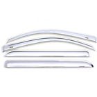 684076 Avs Chrome Side Window Deflectors For Nissan Rouge 725478173352