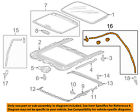 70060t7wa00 Honda Oem 2016 Hr-v Sunroof-drain