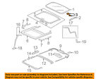 70623sm4003 Honda Oem Sunroof-side Cover