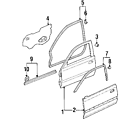 72365-s03-g01 Honda 72365s03g01 Genuine Oem
