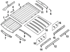 73112-1pa0a Nissan 731121pa0a Genuine Oem