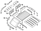73112-1pc0a Nissan Genuine Oem Front Roof Pnl