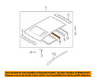 73262ca000 Nissan Oem 03-07 Murano-roof