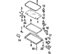73873-7z000 Nissan 738737z000 Genuine Oem