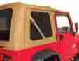 762317 Lap New 1997-2006 Soft Top Jeep Wrangler Spice 3 Tinted Windows 1 Year Warranty