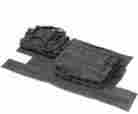 76566301 Lap 2007-2015 Jeep Wrangler Unlimited Tailgate Storage Cover Black