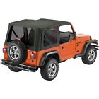 79140-35 Bestop Sailcloth Black For Jeep Wrangler Unltd 077848019280