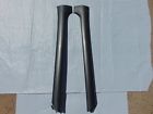7r33-76517b17 Ford Mustang Convertible Windshield Exterior Pillar Trim Covers Gray