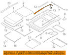 7t4z78502c07b Ford Oem Sunroof-lift Channel