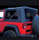807235 Lap Jeep Wrangler Door Replacement Soft Top Tinted Windows Black