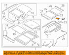 81671b1000 Hyundai Oem Genesis Sunroof Moon