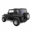 10-40-yj28895-11 88-95 Sierra Offroad Jeep Wrangler Yj Soft Top In Black Denim Tinted Windows