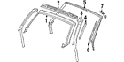8n7-817-993 Audi Genuine Oem Wshield Header