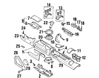 8n7959727b98 8n7-959-727--b98 Audi Genuine Oem Switch