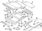 8p4-877-307-c-59t Audi Genuine Oem Sunshade Rear Support
