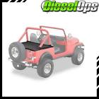 Cj7-wrangler 90003-01 Bestop Duster Deck Cover Black For Jeep