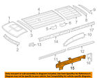 9066300525 Mercedes Oem Sprinter Rail Reinforcement Left