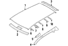 91024fa001 Subaru Genuine Oem Rail Assy Bracket
