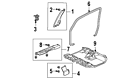 91560-s5h-003 Honda Acura Genuine Oem Rear Cover Clip
