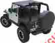 93315 Smittybilt Outback Standard Bikini Top Fits 97-06 Wrangler Tj 631410068375