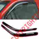 94-01 Da-92352 2pcs In-channel For 02 Dodge Ram Front Door Guard Vent Shade Window Visors