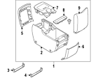 96931-1la3a Infiniti Genuine Oem Front Trim