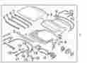 97173-1et0a 370z Nissan Genuine 2010-2016 Weatherstrip