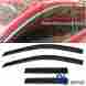 Da-m94953 99-15 D O Motor 4pc 3d Style Smoke Vent Shade Window Visors Fit Ford Super Duty Crew Cab