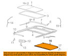 9l3z18519a02ac Ford Oem Sunroof Sun Shade Cover
