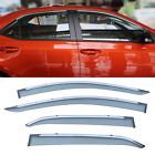 A80002-cstv-007t Chrome Trim Guard Vent Shade Window Visors Fit Toyota Corolla