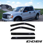 A80008-fd4p01 Dark Smoke Tint New Shields Dobi 4pc Fit 09-14 F150