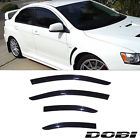 A80008-ms4p02 Dark Smoke Tint New Shields 4d 4dr Dobi 4pc Fit 08-16 Lancer-evo