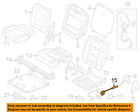 Bb5z7861143a Ford Oem 11-15 Explorer Third Row Seat-lower Latch Left
